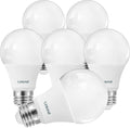 A19 LED Light Bulb, 60W Equivalent, 2700K Soft White Light Bulbs, 800 Lumens 8.5W Non-Dimmable LED Bulbs, E26 Standard Base, Energy Efficient for Bedroom Home Office, 6 Packs