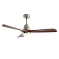 Modern Ceiling Fan Light, 3 Blades, 6 Speed DC Motor