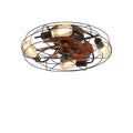 20'' farmhouse Low Profile Ceiling fan Lights With Remote Control